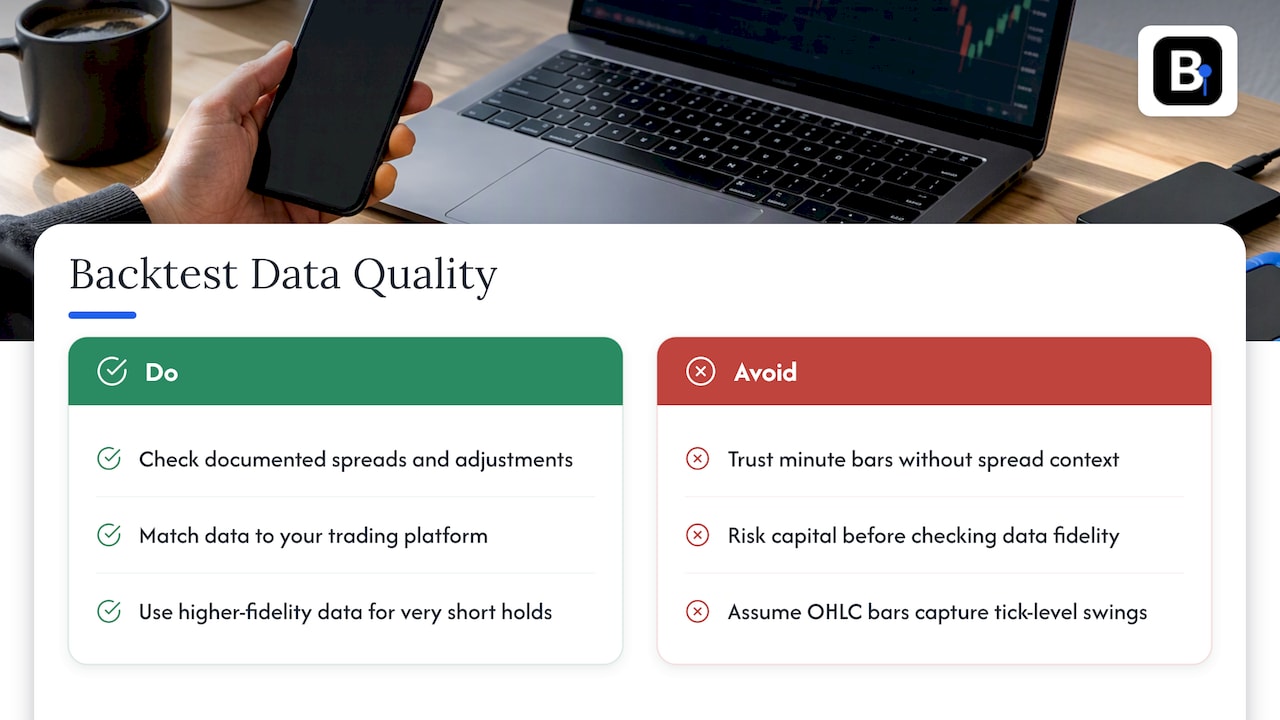 Data and Practical Limits When Using Short Timeframes — overview diagram
