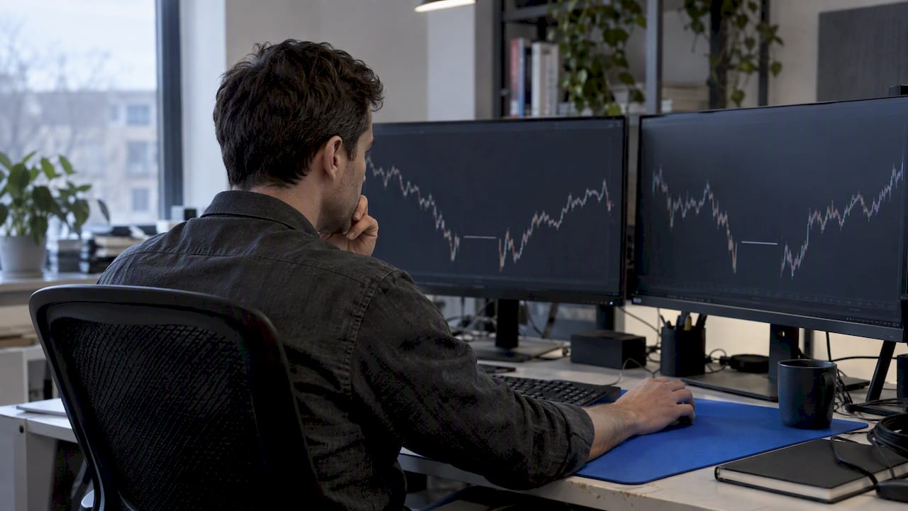 Analyst auditing gaps in market data