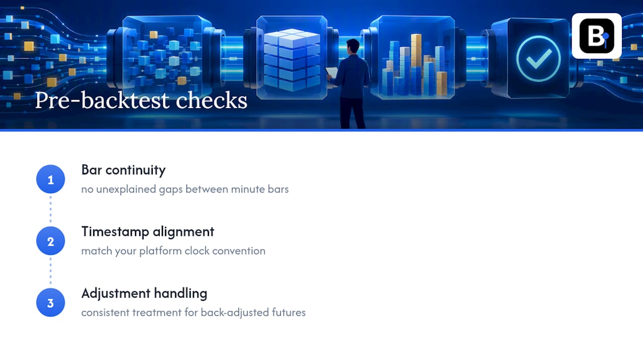 How BacktestMarket packages historical data for import — overview diagram