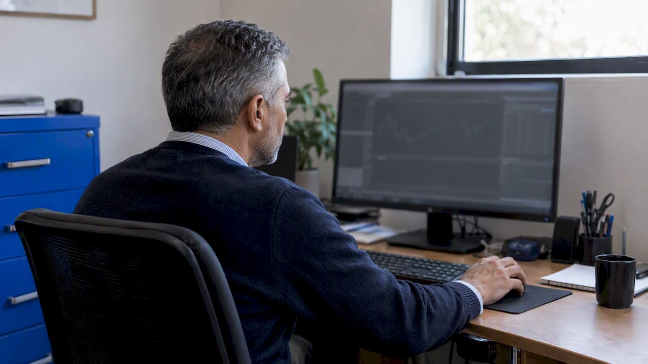 Trader testing an imported MT5 custom symbol