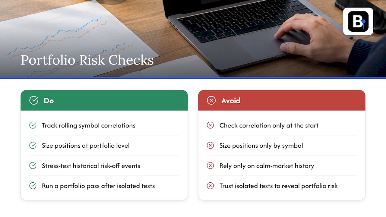 Handling correlated symbol risk and portfolio effects — overview diagram